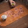 Estilo Zen Chino Hilo Xiangyun Tapete Pequeño para Té Manteles Cortos Cojín Camino de Mesa Vintage de Tela Accesorios para Ceremonia del Té Engrosado de Doble Cara