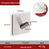 Gancho de Roupa Gancho de Metal Liga Gancho Moderno Simples Escandinavo Parede Guarda-Roupa Perfurar Cabide Acessórios para Casa