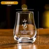 Copo de Teste para Bebida Tulipa Suit Taça Clássica Estrangeira para Vinho Cerveja Whisky Taça Aromática com Bandeja