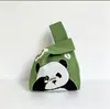 Novas Lembranças Pelos Becos Estreitos: Bolsas de Tricô do Vovô Panda de Chengdu, Bolsas Tote para Meninas, Bolsas de Palha