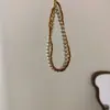 "Marrón Dorado" Collar Vintage de Perlas de Doble Capa para Primavera y Verano con Cadena para Clavícula de Diseño de Lujo Ligero de Alta Gama