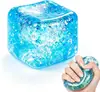 Copos de Nieve Cubitos de Hielo Agradables Cubitos de Hielo Juguete Squishy de Maltosa Juguete Squishy de Concha Marina Gadget de Alivio del Estrés de Rebote Lento