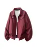 Roupas Masculinas Enbu Transfronteiriça Outono Jaqueta Estilo Americano para Trabalho Masculino, Caimento Solto, Estilosa, Marca da Moda, Peça para Casal, Jaqueta de Piloto