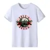 [Cabelo do mesmo dia] Moda europeia e americana simples nova transfronteiriça camiseta de rosa feminina manga curta letras estampadas 2020