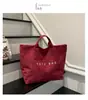 Bolsa Tote Grande Capacidade Estilo Explosivo Transfronteiriço para Mulheres, Fashion, Versátil, para Ir ao Trabalho, Compras, Bolsa de Pano, Bolsa de Ombro