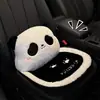 El reposacabezas y soporte lumbar para coche Blue Rain, con un lindo diseño de panda, es una almohada lumbar versátil para coche adecuada para todas las estaciones y proporciona soporte para el cuello.