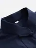 Traje Tang para Hombre Estilo Chino Retro Marca de Moda Top de Manga Larga de Algodón y Lino para Primavera y Otoño Estilo Budista Chino Hanfu Traje de Té para Meditación