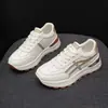 Zapatillas de Suela Gruesa Forrest Gump para Mujer 2026 Nuevas de Primavera Más Vendidas Versátiles que Aumentan la Altura Zapatillas Blancas Ligeras Deportivas Casual para Correr