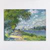 Van Gogh Monet Pintura Famosa Mundialmente Cuadrada Núcleo de Pintura en Aerosol de Alta Definición Pintura Decorativa Pintura para la Entrada Familiar Pintura con Marco Interior de Madera Maciza