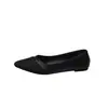 Zapatos Planos de Estilo Nuevo Primavera 2026 para Mujer, Mocasines de Punta Baja y Boca Poco Profunda, Zapatos para Mujer al por Mayor, Amarillo