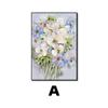 Pintura decorativa de entrada de flores Pintura de textura abstrata Moderno simples Sala de estar Sofá Fundo Mural de parede Arte pendurada
