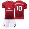 Camiseta de fútbol de manga corta para adultos y niños de los Red Devils 2425, camiseta local, traje de fútbol número 7 Ronaldo, traje de partido, camiseta transfronteriza