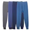21 Nuevos Pantalones de Otoño para Hombre de Talla Grande, Edad Media y Mayores, Individuales, Algodón Acanalado, Cintura Media-Alta