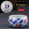Xícara Cônica de Porcelana Cerâmica Azul e Branca Estilo Japonês Xícara de Chá Conjunto de Chá Kung Fu Xícara de Degustação Tigela de Chá Pessoal Xícara de Mestre Retrô