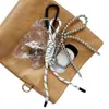 Celebridad de Internet Colgante Tejido Accesorios DIY Miu Semicabado Nudo Chino Cuerda Trenzada Correa para Teléfono Colgante de Bolso Decoración Creativa Hecha a Mano