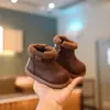 Zapatos para niña zapatos de invierno para bebé de un año zapatos para caminar para niño pequeño zapatos de algodón engrosados con terciopelo botas para niña antideslizantes