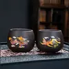 Tetera Original de Arcilla Púrpura Que Cambia de Color al Exponerse al Agua Caliente, Tetera Fengming, Tetera Dragón y Fénix, Tetera Xi Shi, un Juego de Cuatro Teteras de Arcilla Púrpura como Regalo