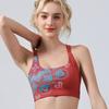 Comercio Exterior Europeo y Americano Moda Transfronteriza Flor Belleza Chaleco Ropa de Yoga Traje Ropa Interior Deportiva Sujetador Pantalones de Fitness Sujetador Reunión