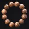Pulsera de Cuentas de Oración de Madera de Ala de Pollo Pequeña de Agarwood Baiqinan Vietnamita de una Sola Vuelta Accesorio Cultural Unisex Pulsera de Cuentas de Oración Estilo Vintage