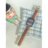 Adecuado para Correa de Reloj Pulsera para Xiaomi 9Pro 8Pro Gatito Galleta Muñeca Femenina Cuero Correa de Reloj Rice Watch5/4