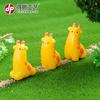 Micro Paisagem Desenho Animado Enfeites Girafa Fofa Jardinagem Decorações DIY Acessórios para Pendurar Enfeites Pequenos para Mesa Carro