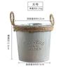 Listo para el Comercio Exterior, Cuerda de Cáñamo de Stock, Adorno de Tetera de Agua, Cubo de Estaño, Artesanías de Cabezal de Ducha, Decoración del Hogar, Tetera Pequeña de Tela de Cáñamo Estampada, Estaño