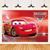 Novo Dropshipping Transfronteiriço Carros Quarto Infantil Decoração Desenho Animado Parede Festa Aniversário Tema Banner Bolo