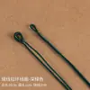 Lazo de Tirador Nudo de Piña Bucle Hecho a Mano Semi-Terminado Nudo Plano Nudo Flor de Durazno Broche para Pulsera DIY Accesorios de Cuerda Trenzada