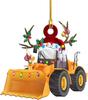Nuevo producto transfronterizo: Adorno colgante para árbol de Navidad, camión, acrílico, escritorio plano, adornos.