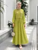 M396 # 9 colores en stock, nueva moda de verano para mujer, comercio exterior transfronterizo, exquisito vestido bordado con mangas de farol, falda de longitud media