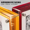 Moldura de Foto Acrílica Colorida Direto da Fábrica Moldura de Foto Magnética de Camada Dupla Suporte de Exibição Transparente Design Personalizado