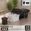 Cama de Champú Terapéutica para la Cabeza de Fibra de Vidrio al por Mayor para Exportación Transfronteriza, Cama Integrada Especializada con Circulación de Agua, Vaporización y Masaje para Salones de Belleza
