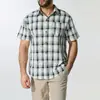 Nova Camisa de Manga Curta Xadrez de Verão Moda Masculina Casual Fina Versátil Bonita Simples