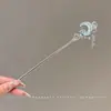 Grampo de Cabelo para Mulheres, High-End, Elegante, Estilo Antigo, Grampo de Madeira, Simples Acessórios de Cabelo Dinastia Han Cheongsam, Grampo de Cabelo, Grampo de Cabelo, Acessório de Cabeça de Verão