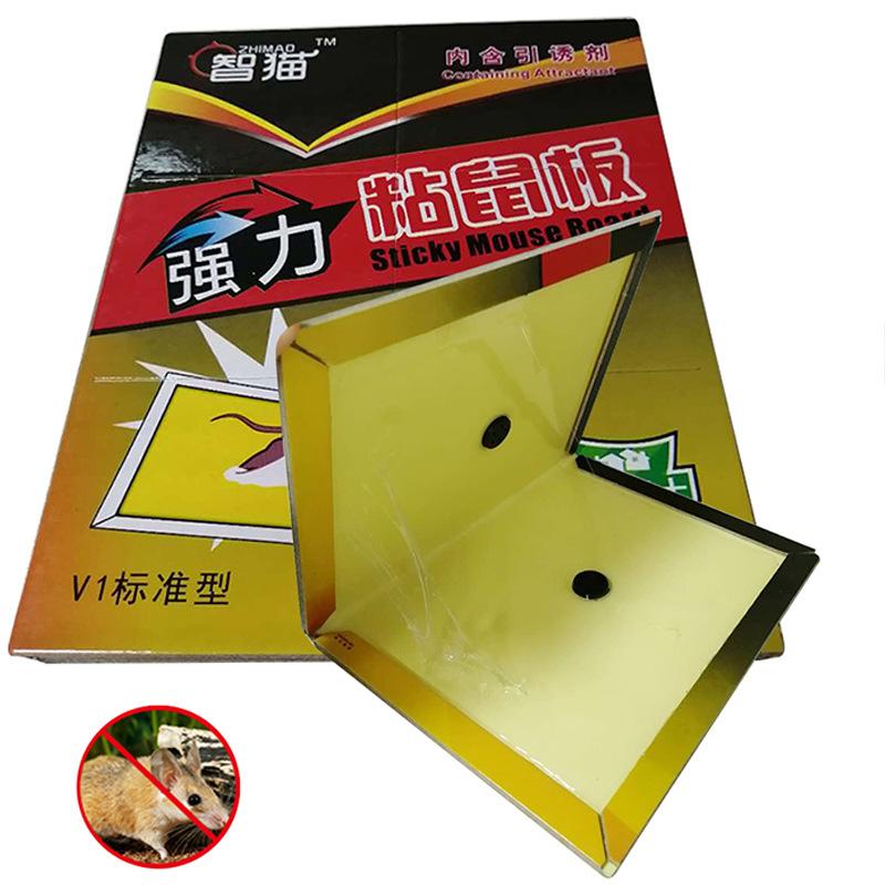 无毒环保粘鼠板专业强力胶水陷阱诱饵捕鼠器灭鼠胶粘板