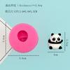 Molde de Silicona de Panda de Dibujos Animados Molde de Chocolate de Grado Alimenticio Herramientas de Horneado para Hacer Velas y Jabón Artesanal Venta al Por Mayor