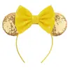 Acessórios de cabelo do Mickey transfronteiriços bordado lantejoulas laço faixa de cabeça de festa faixa de cabeça de parque de diversões férias acessórios de cabelo infantis pronta entrega