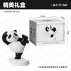 Suporte de Celular Panda Fofo para Mesa de Escritório Presente Criativo Decoração de Casa Pequenos Enfeites Resina Presente de Aniversário