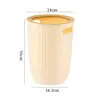 Cubo de basura casual de gran capacidad para el hogar con anillo de presión, baño, inodoro, sala de estar, cocina, dormitorio, papelera creativa