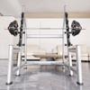 Agachamento livre rack quadro pórtico rack rack banco rack barra rack academia profissional equipamentos de fitness casa meia moldura