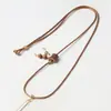 Fabricante Original Cordão Ajustável para Pingente, Cordão Premium para Pendurar, Cordão para Joias de Colar, Cordão de Couro Encerado Trançado Artesanal