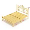 Cama de ferro espessada reforçada simples moderna cama princesa celebridade 1,8m cama de casal nórdica individual 1m cama de ferro