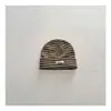 Colección nueva de otoño/invierno 2026 para niños estilo coreano: gorro de punto rayado personalizado, cálido y acogedor, con borde enrollado y diseño para poner