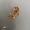 Simulação Flor de Ano Novo Flor Plástica Dourada Balde de Ano Novo Galhos Longos Palmeira Vermelha Hortênsia Palavra Fu Amor Flor de Ano Novo Atacado