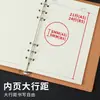 Cuaderno de Piel de Oveja A5 con Cierre, Cuaderno de Hojas Sueltas para Notas de Reuniones de Oficina de Negocios, Diario, Personalizable