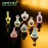 Botella de Poción Mágica Luminosa Transfronteriza Adorno de Escritorio Mini Decoración para Casa de Muñecas DIY Accesorios de Resina