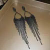 Pendientes de Borla Flor Geométrica Dulces y Exquisitos Estilo Coreano con Diamantes, Sensación de Lujo Ligero y Gama Alta, Pendientes de Nicho de Moda para Mujeres