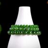 Pulsera de jade de Taiwán pulsera turquesa verde espinaca para hombres y mujeres cuentas cuarzo roca diseño de jade hombres y mujeres pulsera de cuentas de Buda