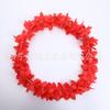 Los fabricantes no venden coronas de seda nuevas y engrosadas, coronas hawaianas multicolores combinadas, lote de coronas navideñas rojas y verdes.