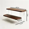 Productos de Venta Caliente Transfronterizos, Disponibles en Múltiples Tamaños, Soporte de Exhibición de Joyería de Acrílico y Madera de Nogal, Soporte de Exhibición de Figuras, Estante de Exhibición de Cajas Misteriosas
